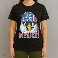 Eagle Merica 4th Of July Merica American T-Shirt thumb 4