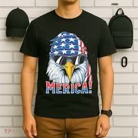 Eagle Merica 4th Of July Merica American T-Shirt thumb 6