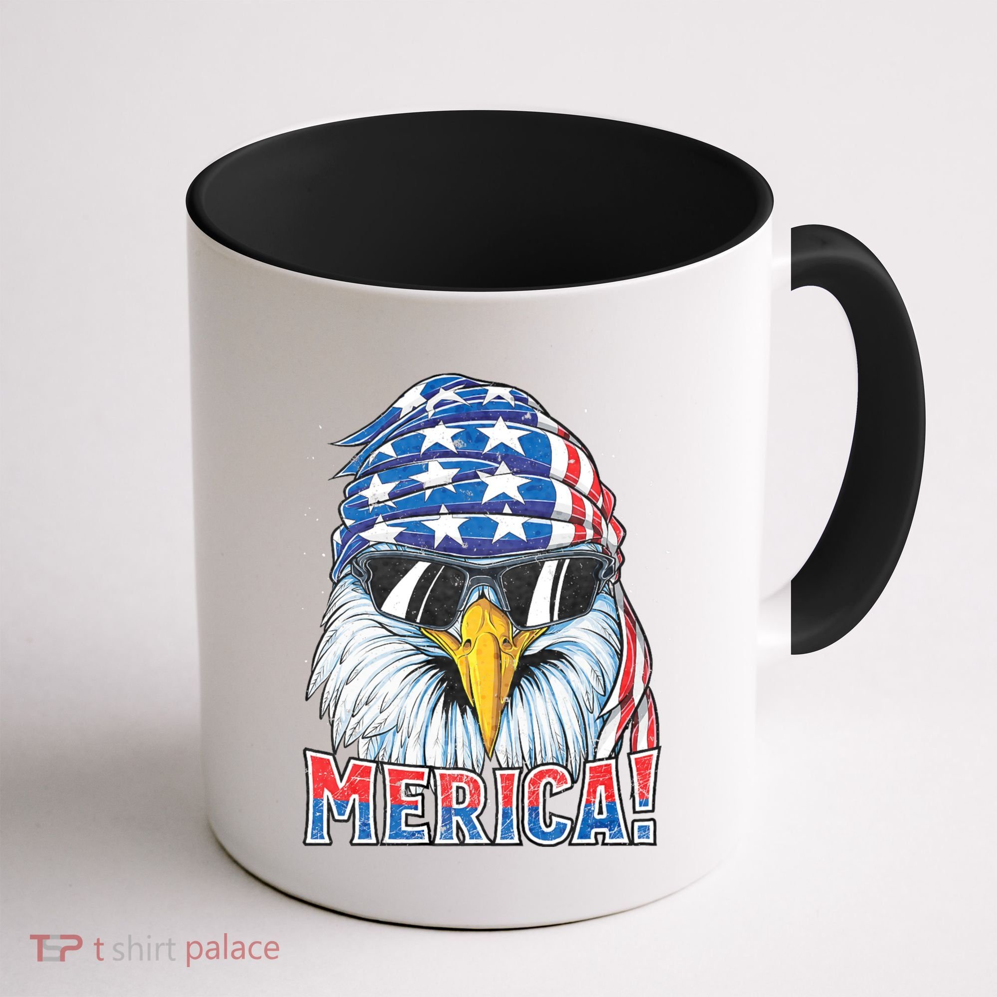 Eagle Merica 4th Of July Merica American Coffee Mug