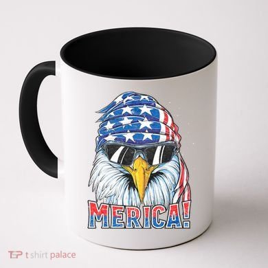 Eagle Merica 4th Of July Merica American Coffee Mug