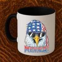 Eagle Merica 4th Of July Merica American Coffee Mug thumb 2