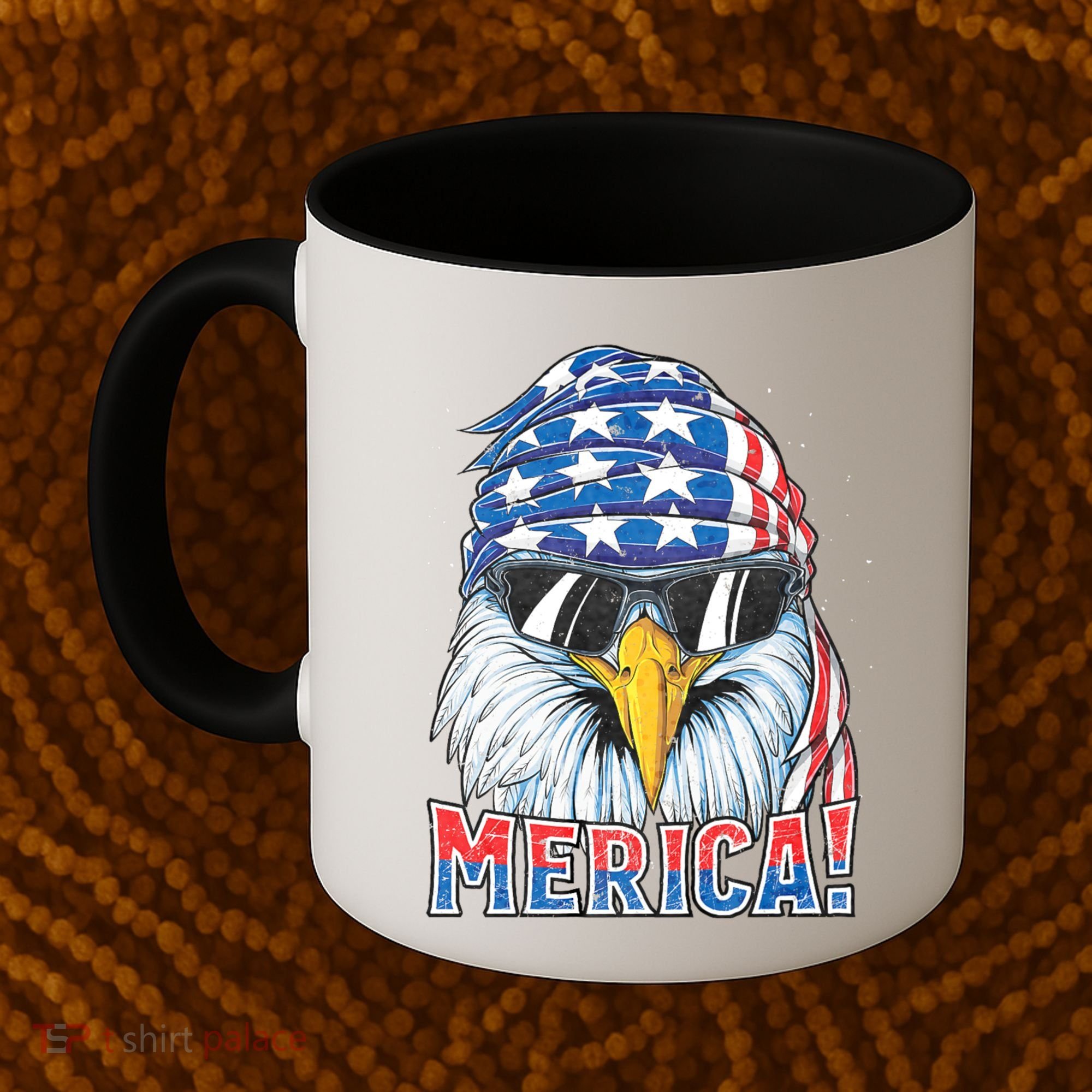 Eagle Merica 4th Of July Merica American Coffee Mug