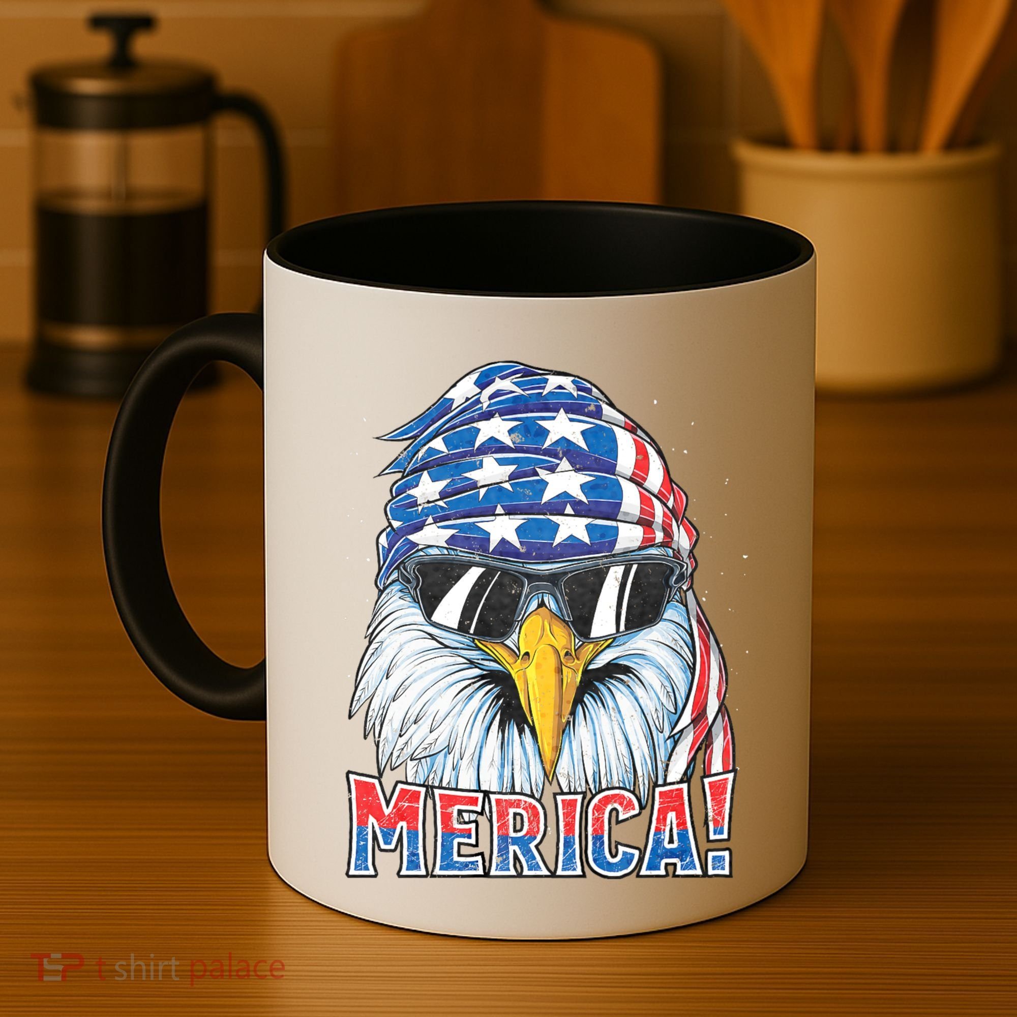 Eagle Merica 4th Of July Merica American Coffee Mug