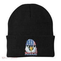 Eagle Merica 4th Of July Merica American Beanie thumb 0