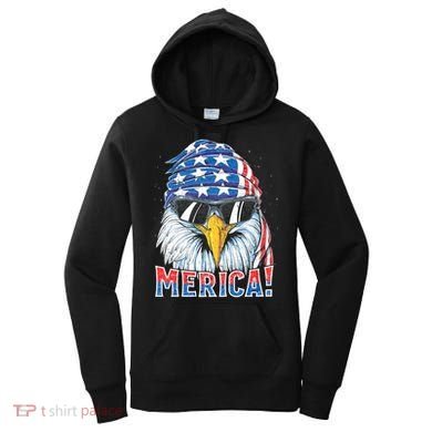 Eagle Merica 4th Of July Merica American Women's Hoodie