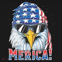 Eagle Merica 4th Of July Merica American Mousepad thumb 1