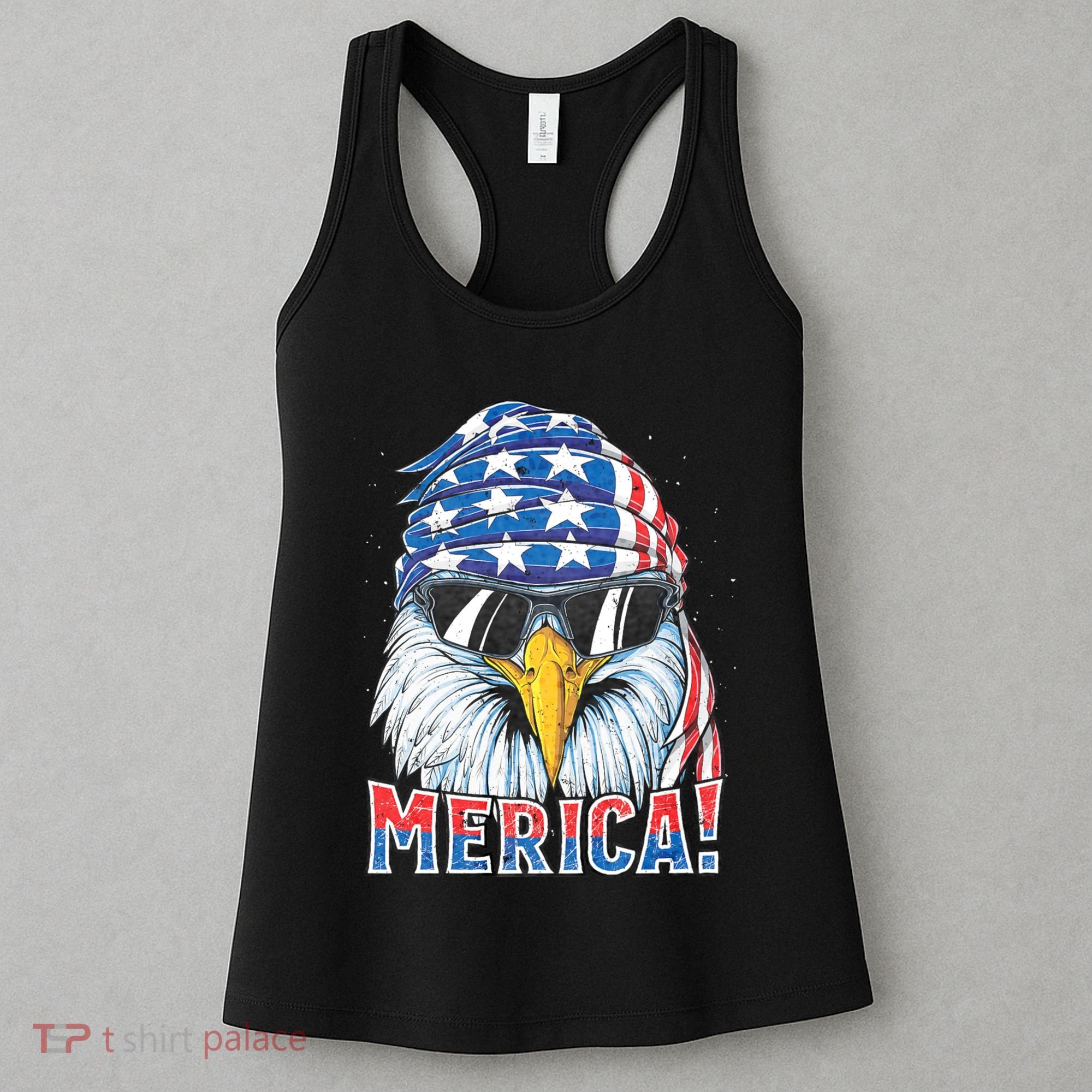 Eagle Merica 4th Of July Merica American Women's Tank Top