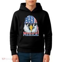 Eagle Merica 4th Of July Merica American Kids Hoodie thumb 4