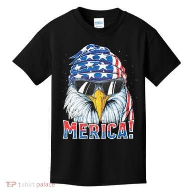 Eagle Merica 4th Of July Merica American Kids T-Shirt