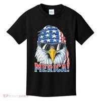 Eagle Merica 4th Of July Merica American Kids T-Shirt thumb 0