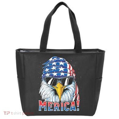 Eagle Merica 4th Of July Merica American Tote Bag
