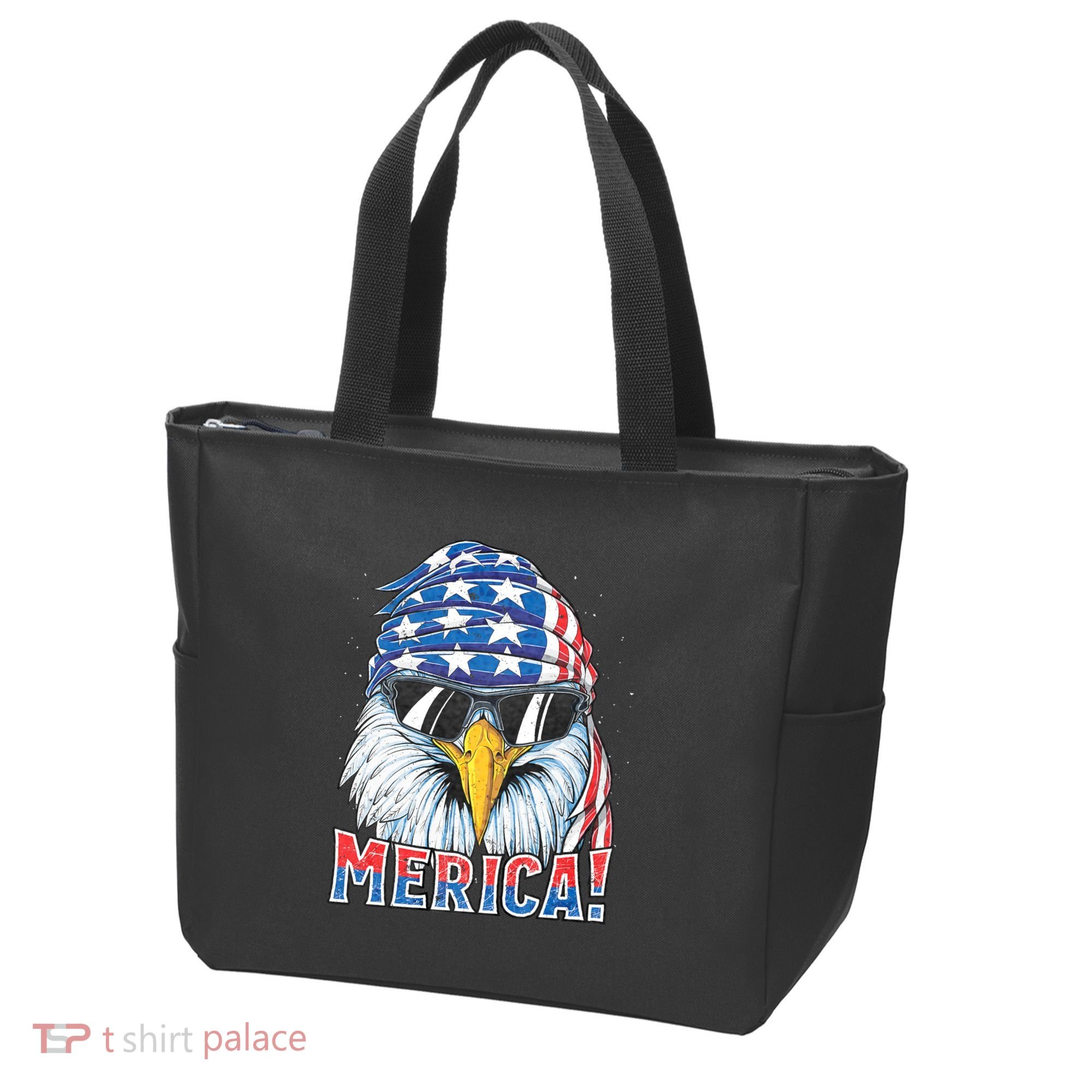 Eagle Merica 4th Of July Merica American Tote Bag