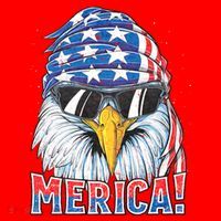 Eagle Merica 4th Of July Merica American Santa Hat thumb 1