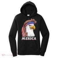 Eagle Mullet 4th Of July USA American Flag Merica Women's Hoodie thumb 0