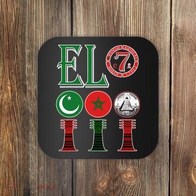 El Moorish American Clothing Coaster