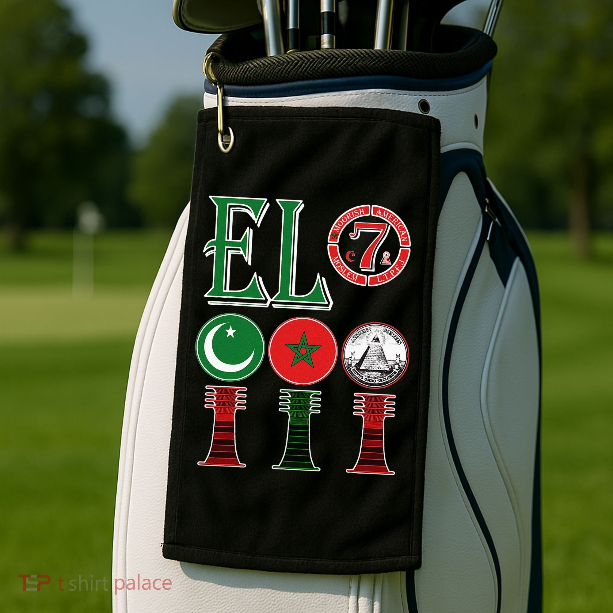 El Moorish American Clothing Golf Towel