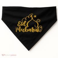 Eid Mubarak Arabic Holiday USA-Made Doggie Bandana thumb 0