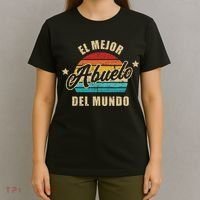 El Mejor Abuelo Del Mundo Vintage Retro T-Shirt thumb 4