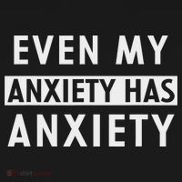 Even My Anxiety Has Anxiety Funny Sarcastic Saying Women's Hoodie thumb 2
