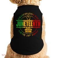 Emancipation Day Juneteenth Black American Freedom Doggie Tank thumb 0