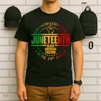 Emancipation Day Juneteenth Black American Freedom T-Shirt thumb 6