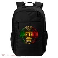 Emancipation Day Juneteenth Black American Freedom Backpack thumb 0
