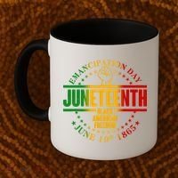 Emancipation Day Juneteenth Black American Freedom Coffee Mug thumb 2