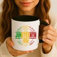 Emancipation Day Juneteenth Black American Freedom Coffee Mug thumb 3