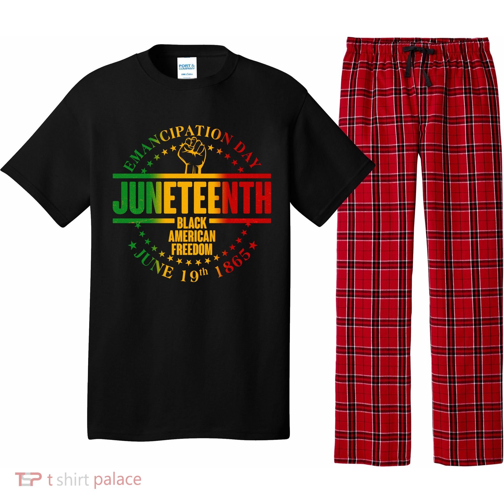 Emancipation Day Juneteenth Black American Freedom Pajama Set