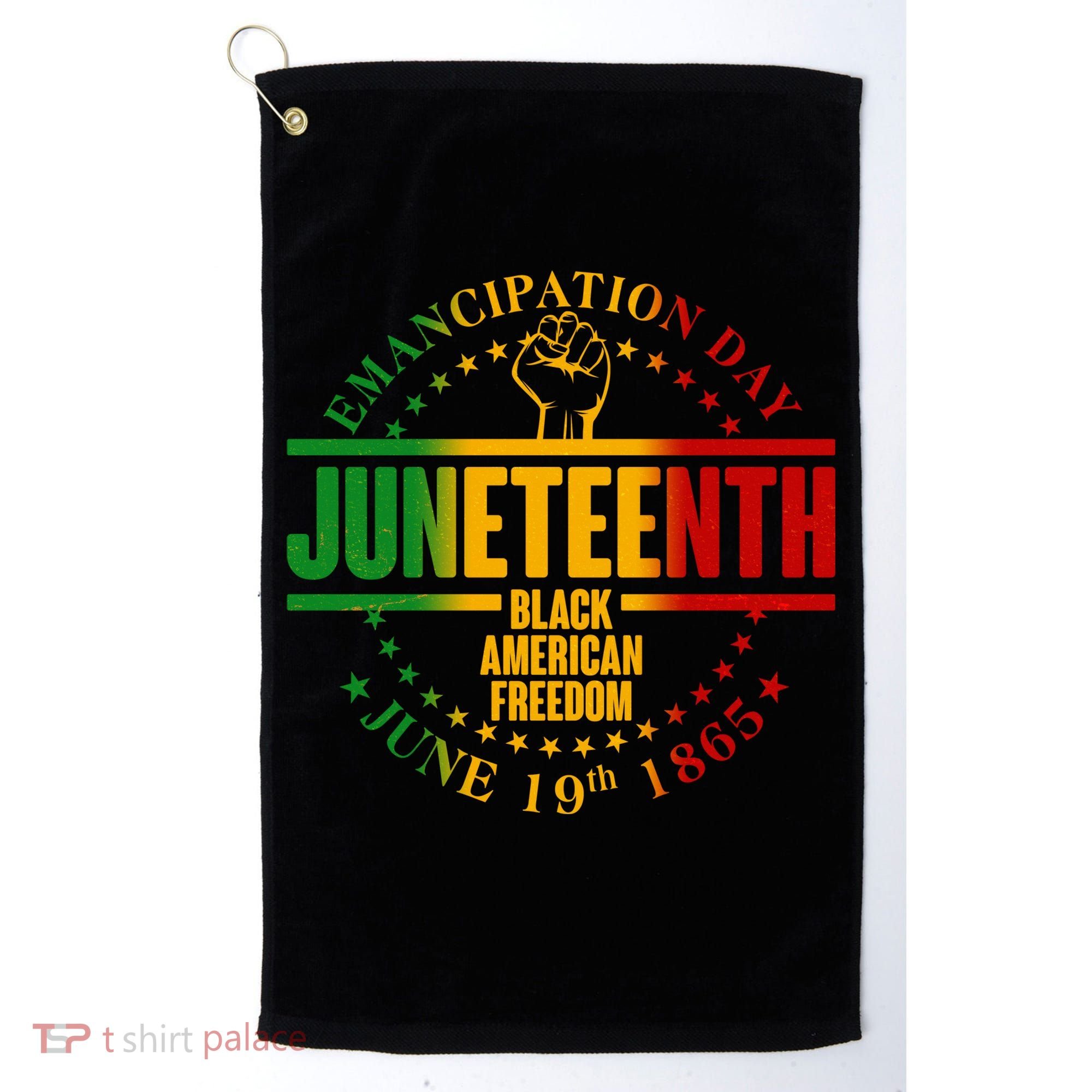 Emancipation Day Juneteenth Black American Freedom Golf Towel