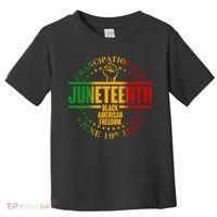 Emancipation Day Juneteenth Black American Freedom Toddler T-Shirt thumb 0
