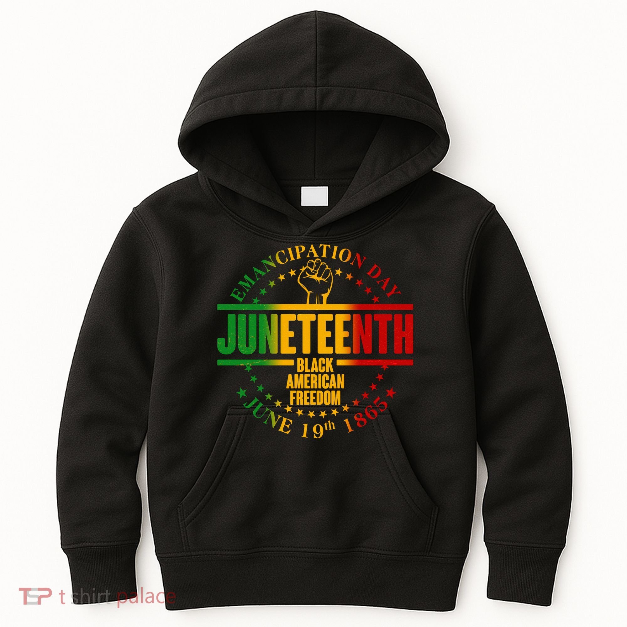 Emancipation Day Juneteenth Black American Freedom Kids Hoodie