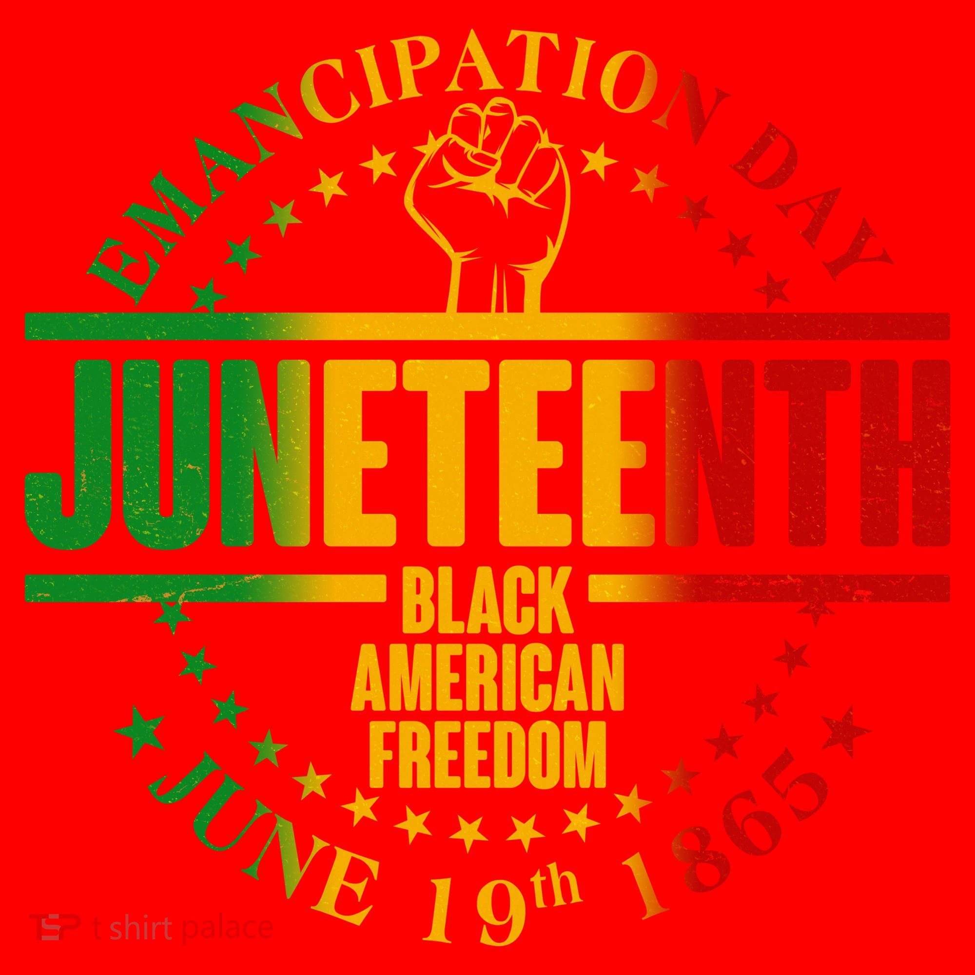 Emancipation Day Juneteenth Black American Freedom Santa Hat