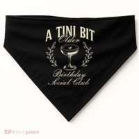 Espresso Martini Birthday A Tini Bit Older A Tiny Bit Older USA-Made Doggie Bandana thumb 0