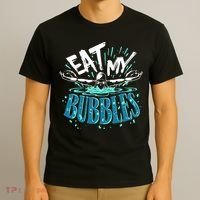 Eat My Bubbles funny swimming gift for swimmer swim team T-Shirt thumb 3