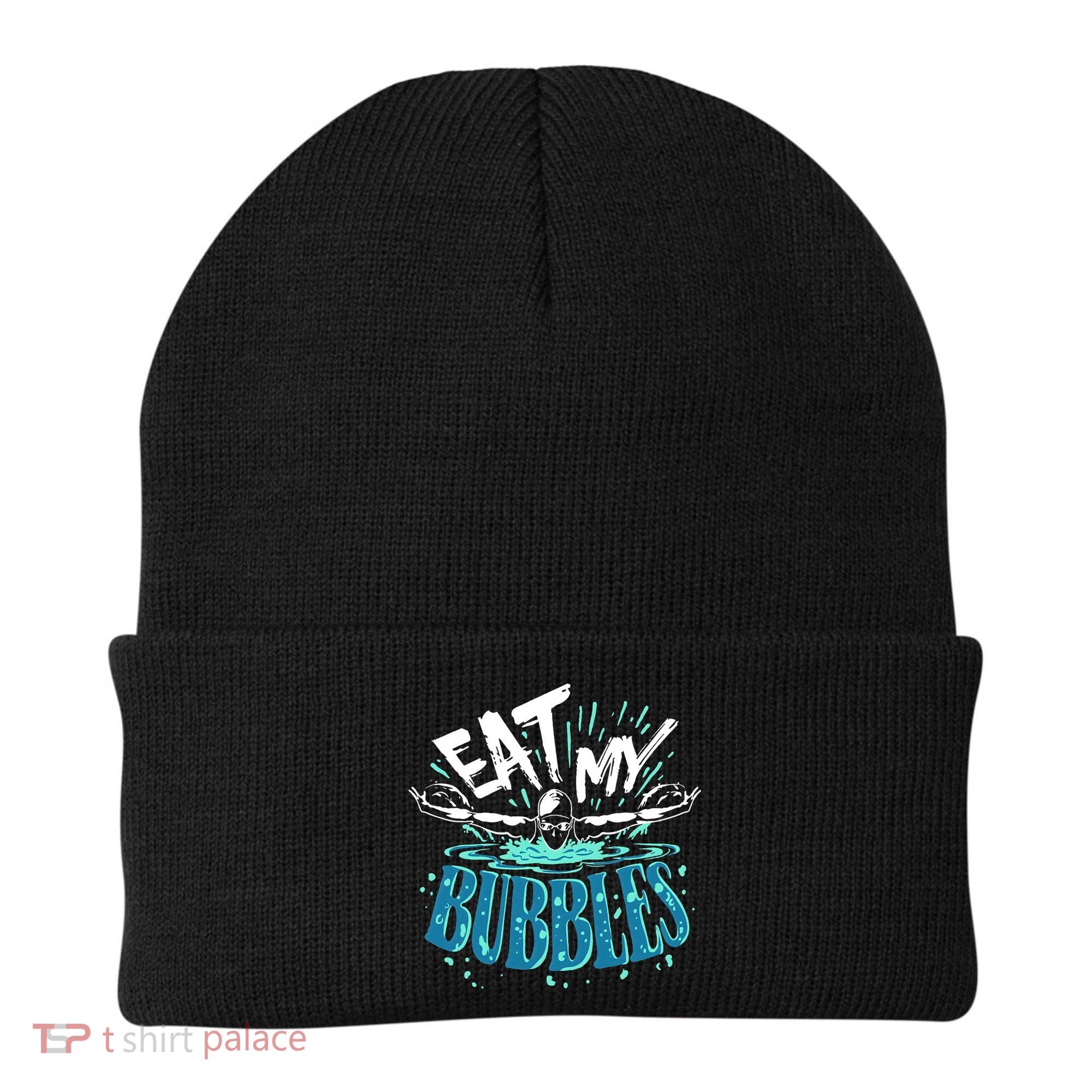 Eat My Bubbles funny swimming gift for swimmer swim team Beanie