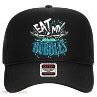 Eat My Bubbles funny swimming gift for swimmer swim team Hat thumb 0
