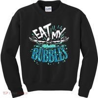 Eat My Bubbles funny swimming gift for swimmer swim team Kids Sweatshirt thumb 0