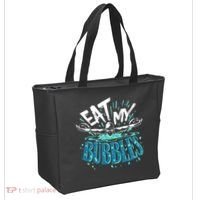 Eat My Bubbles funny swimming gift for swimmer swim team Tote Bag thumb 2