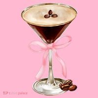 Espresso Martini Bow Graphic Coaster thumb 2