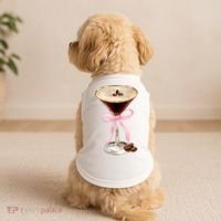 Espresso Martini Bow Graphic Doggie Tank thumb 2
