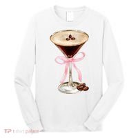 Espresso Martini Bow Graphic Long Sleeve Shirt thumb 0