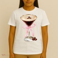 Espresso Martini Bow Graphic T-Shirt thumb 4