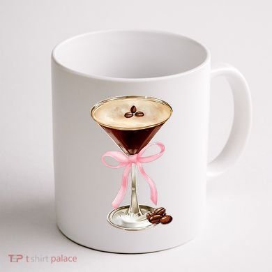 Espresso Martini Bow Graphic Coffee Mug back