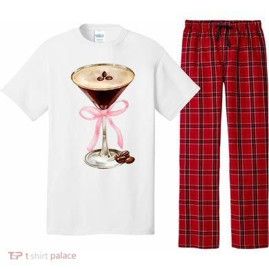 Espresso Martini Bow Graphic Pajama Set