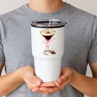Espresso Martini Bow Graphic Tumbler thumb 2