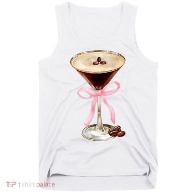 Espresso Martini Bow Graphic Tank Top