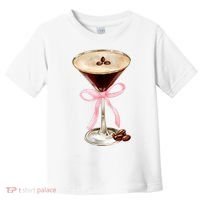 Espresso Martini Bow Graphic Toddler T-Shirt thumb 0