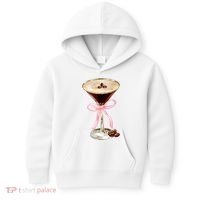 Espresso Martini Bow Graphic Kids Hoodie thumb 0