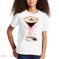 Espresso Martini Bow Graphic Kids T-Shirt thumb 2